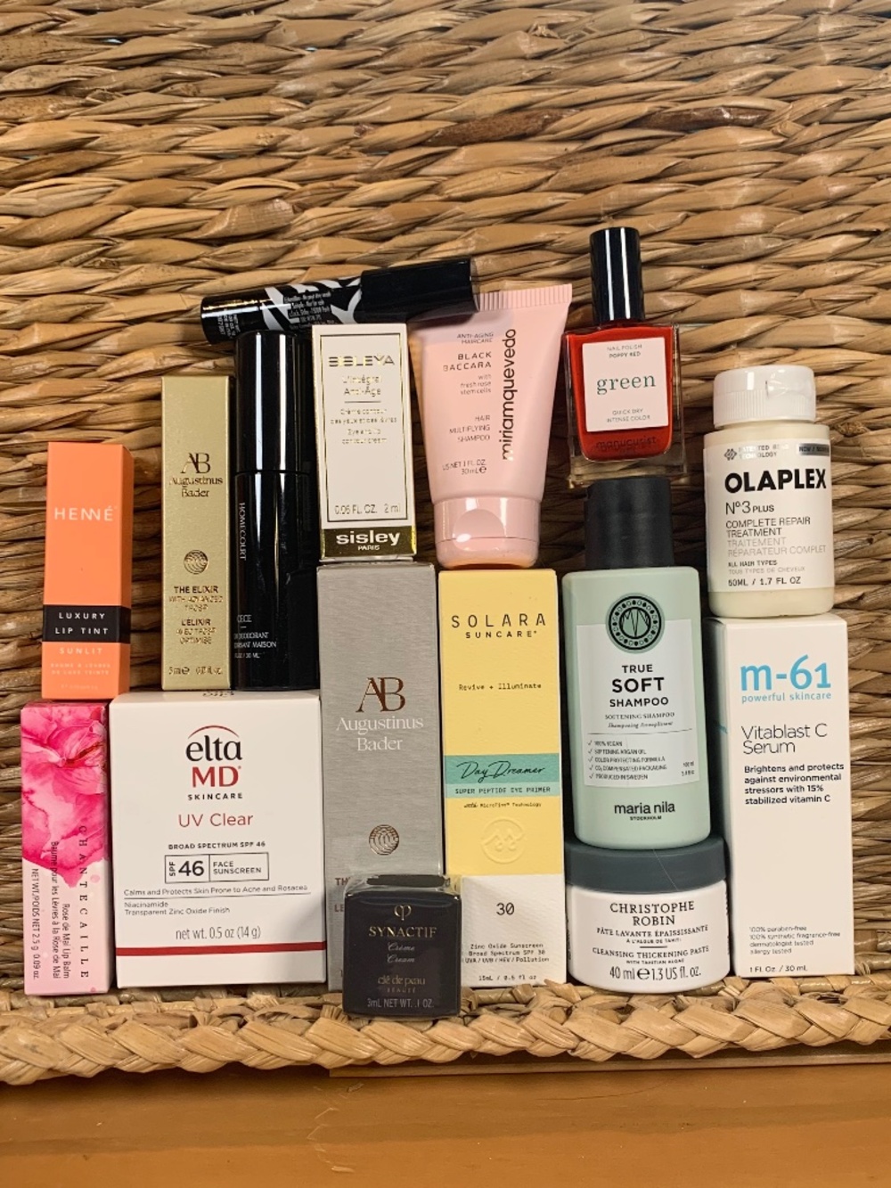 Augustus Bader, solara, Elta, Chantcallie, henne self care/make up bundle